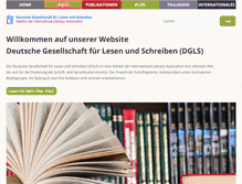 Tablet Screenshot of dgls.de
